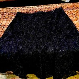 Lace mid length skirt never worn
